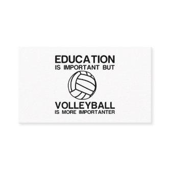 EDUCATION IMPORTANT VOLLEYBALL IS MORE IMPORTANTER