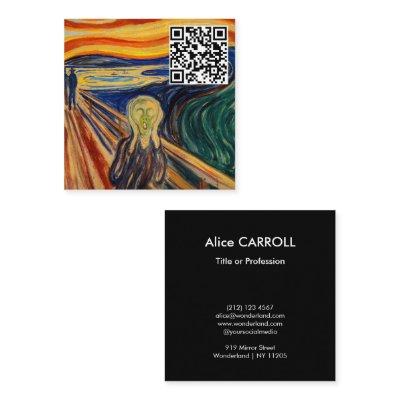 Edvard Munch - The Scream 1910 - QR Code Square