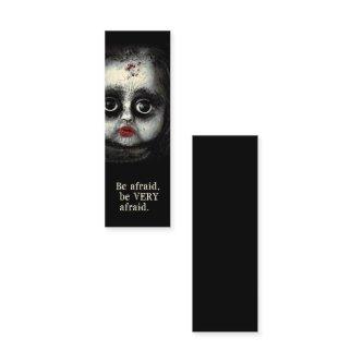 Eerie Creepy Doll Halloween Mini Bookmark Mini