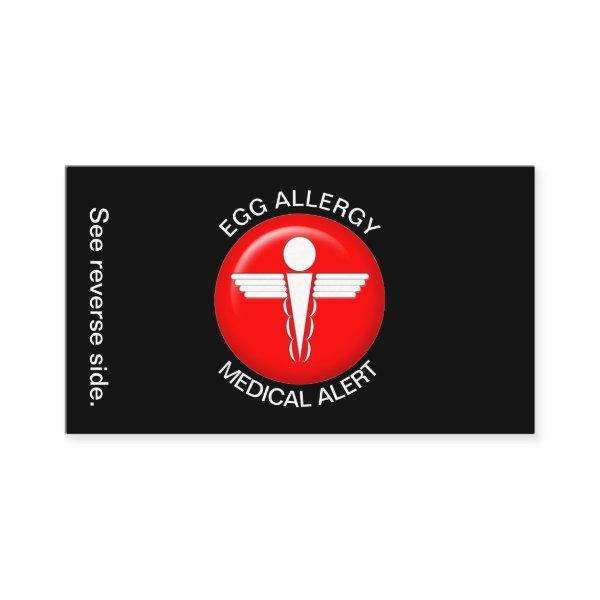 Egg Allergy Medical Alert Card