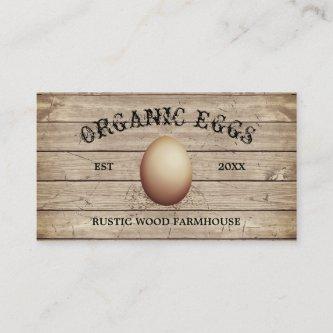 Egg Vintage Rustic Farm retro brown
