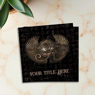 Egyptian Eye of Horus - Wadjet Ornament Square
