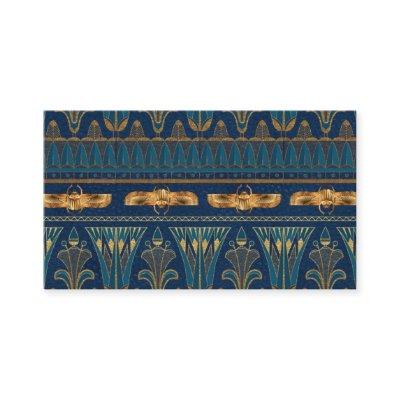 Egyptian Hieroglyphs Gold Beetles Golden Glitter