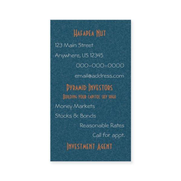 Egyptian Topaz Golden Pyramid Abstract Art