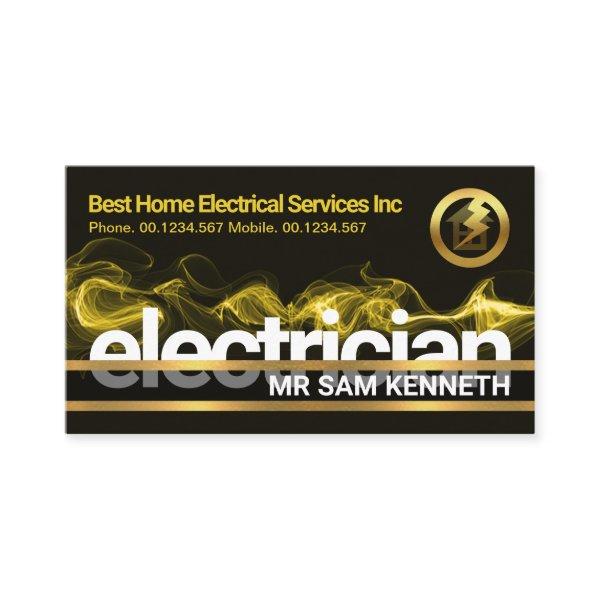 Electrical Lightning Gold Line Box Electrician