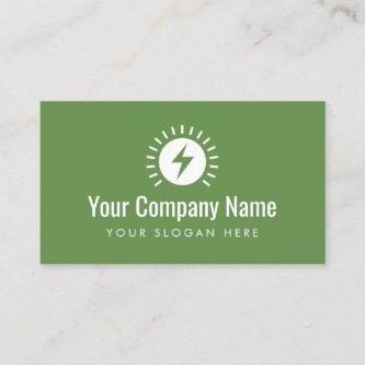 Electrician company logo  template