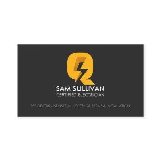 Electrician Contractor Monogram Q