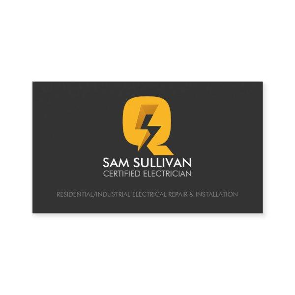 Electrician Contractor Monogram Q