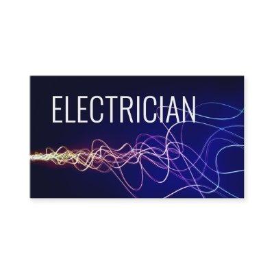 Electrician Electric Power Blue Gradient