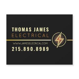 ELECTRICIAN ELECTRICAL COMPANY Business Car Magnet