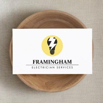 Electrician Electrical  Light Bulb Logo