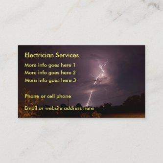 Electrician electrical lightning