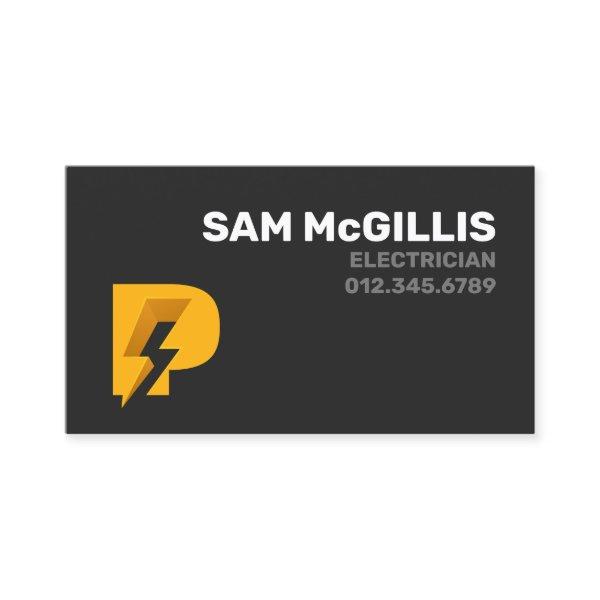 Electrician Electrical Monogram P