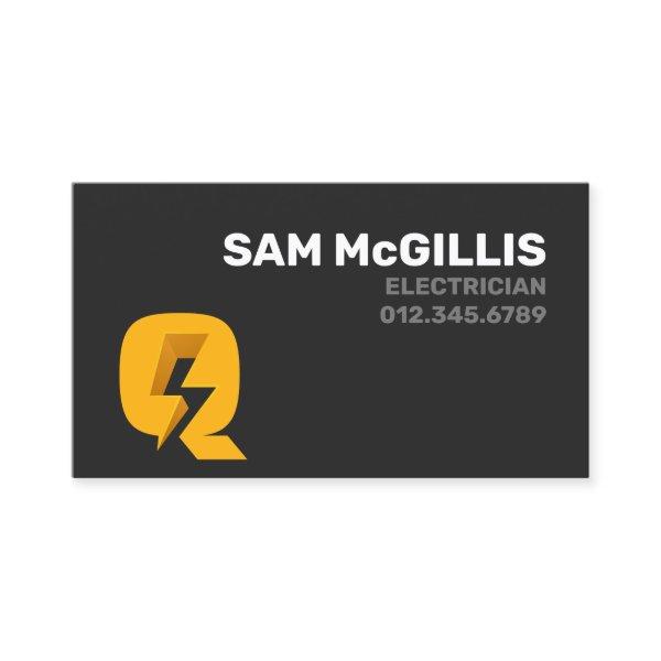 Electrician Electrical Monogram Q