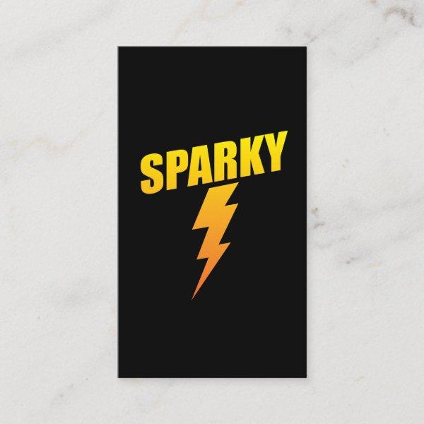 Electrician Gift Funny Sparky Lightning Bolt