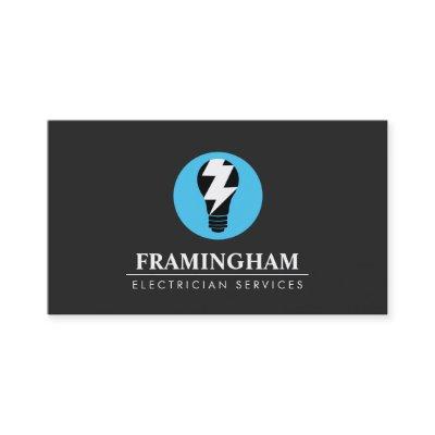 Electrician Light Bulb Logo 2