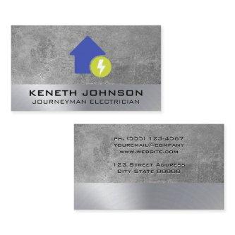Electricity and Home Icon | Texture Background