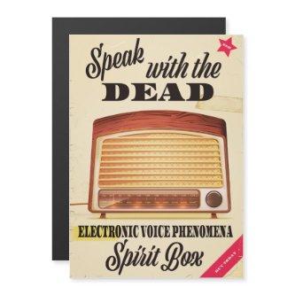 Electronic voice phenomenon Ghost hunting Ad.