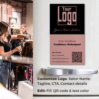 Elegance Redefined Professional Hair Salon QR Code  Magnet