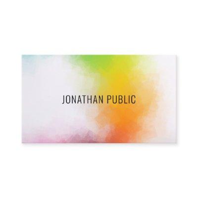 Elegant Abstract Art Modern Colorful Template
