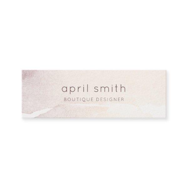 Elegant Abstract Rose Gold Purple Watercolor Mini