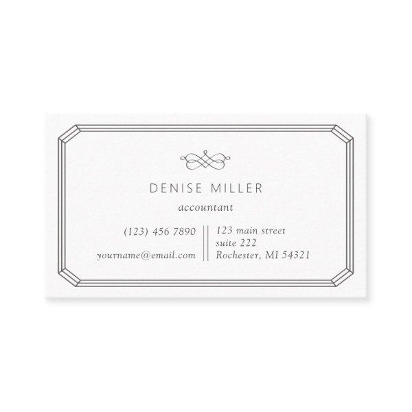 Elegant and simple classic frame
