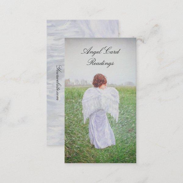 Elegant Art Design Angel Card Reading