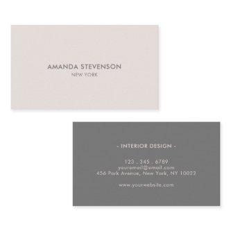 Elegant ash and beige professional