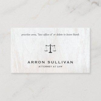 Elegant Attorney White Wood