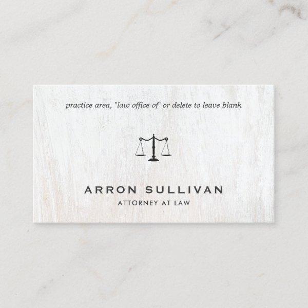 Elegant Attorney White Wood