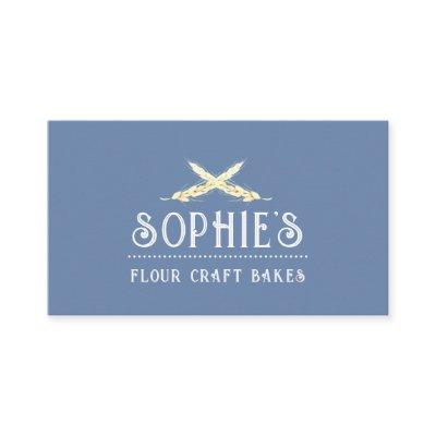 Elegant Baker's Blue Logo