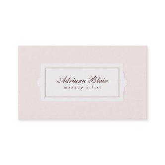 Elegant Beauty Plaque Style Light Pink