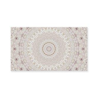 Elegant Beige Boho Medallion Design