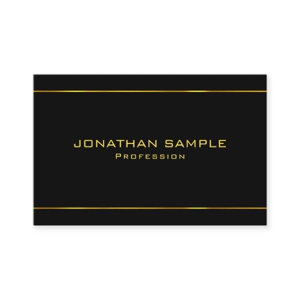 Elegant Black And Gold Modern Template Custom