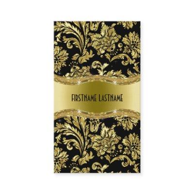 Elegant Black And Gold Vintage Damasks