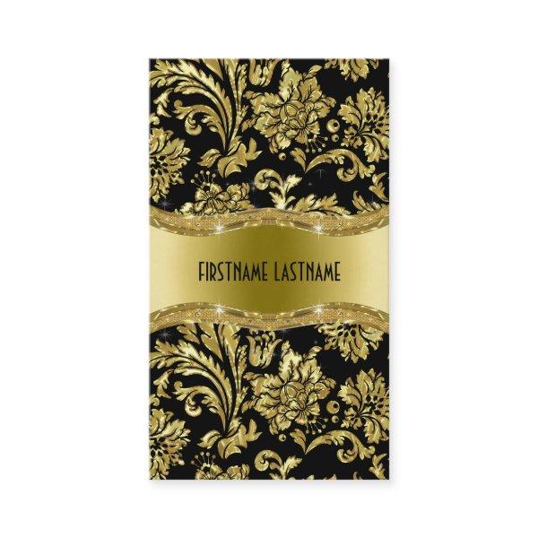 Elegant Black And Gold Vintage Damasks