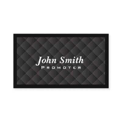 Elegant Black Diamond Quilt Promoter