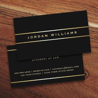 Elegant black gold gradient borders professional