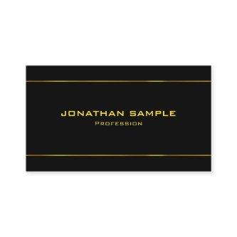 Elegant Black & Gold Modern Professional Template