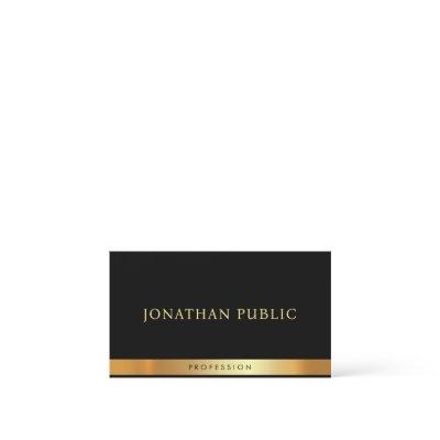 Elegant Black Gold Professional Template Modern