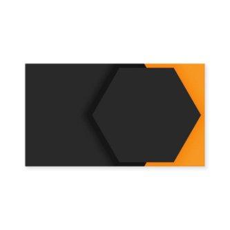 Elegant Black Hexagon