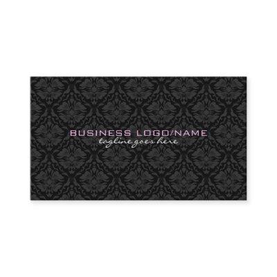 Elegant Black Monotones Vintage Floral Damasks