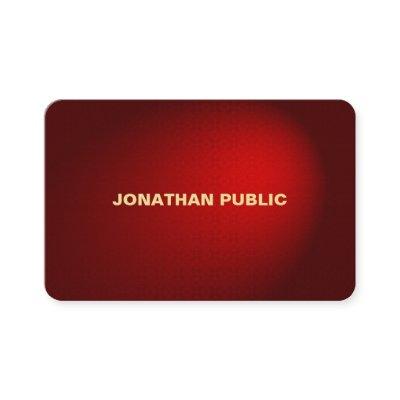 Elegant Black Red Damask Premium Professional