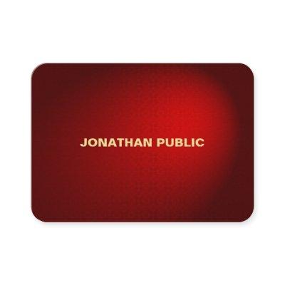 Elegant Black Red Damask Professional Template