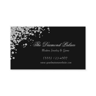 Elegant Black Scattered Diamonds Jewel