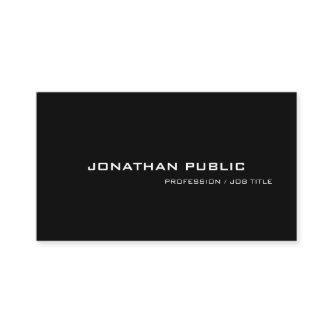 Elegant Black White Minimalist Design Trendy