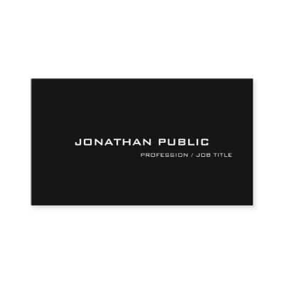 Elegant Black White Minimalist Design Trendy