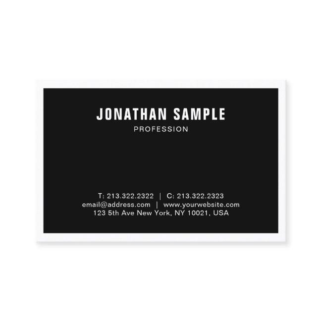 Elegant Black White Modern Clean Professional