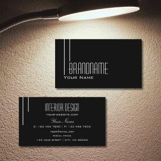 Elegant Black White Modern Simple and Professional