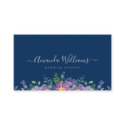 Elegant Blue Floral Design